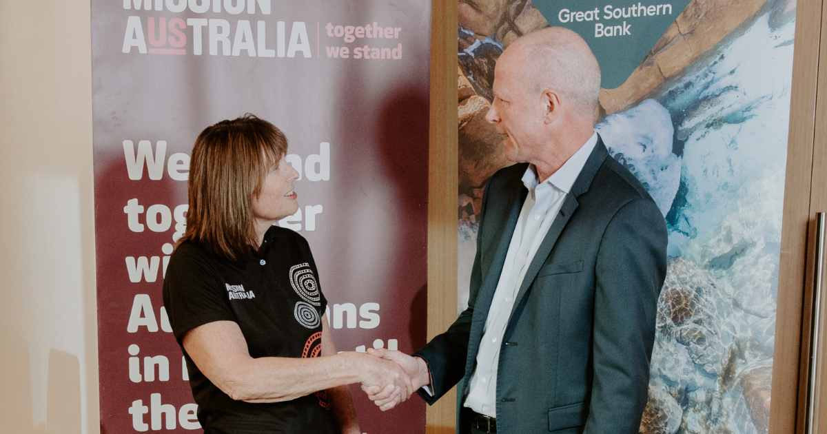CEO Sharon Callister and GSB hand shaking over partnership.