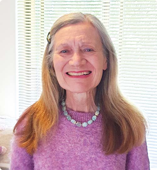 Helen looking happy