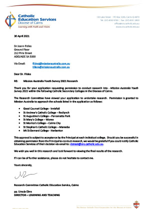 1. Approval Letter CEO Cairns thumb