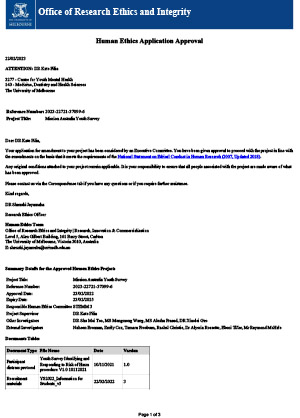 Approval Letter CEO Canberra Goulburn thumb