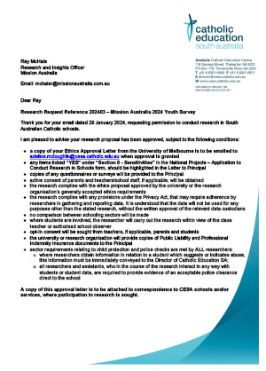 CEO SA letter of acceptance