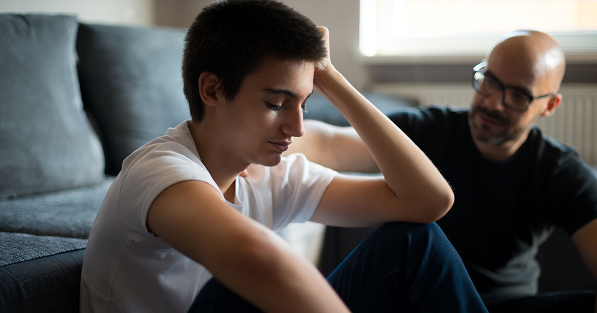 Young man on rehab