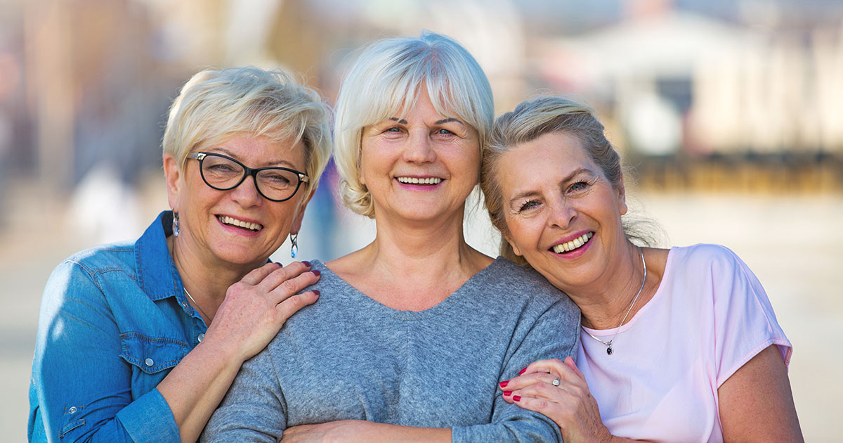 Mothers gathering looking happy