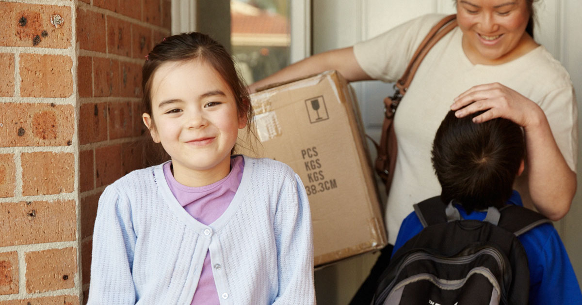 Mission Australia case workers talking