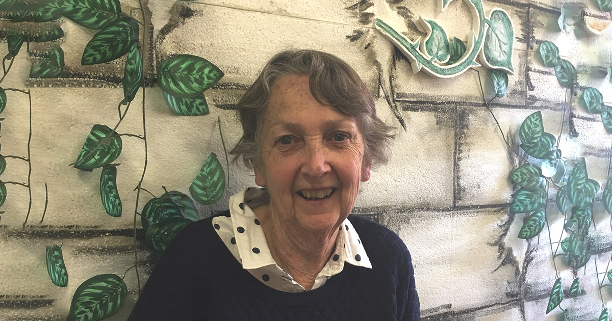 Creative writing teacher Anne Hudson