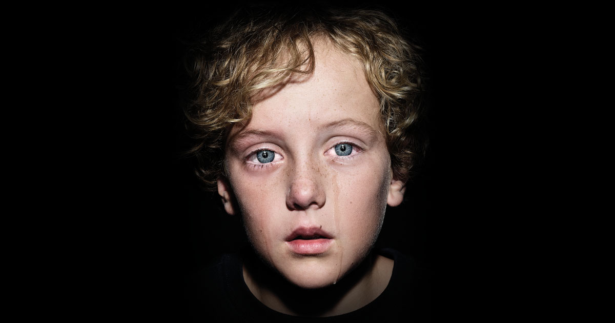 Lucas looking sad