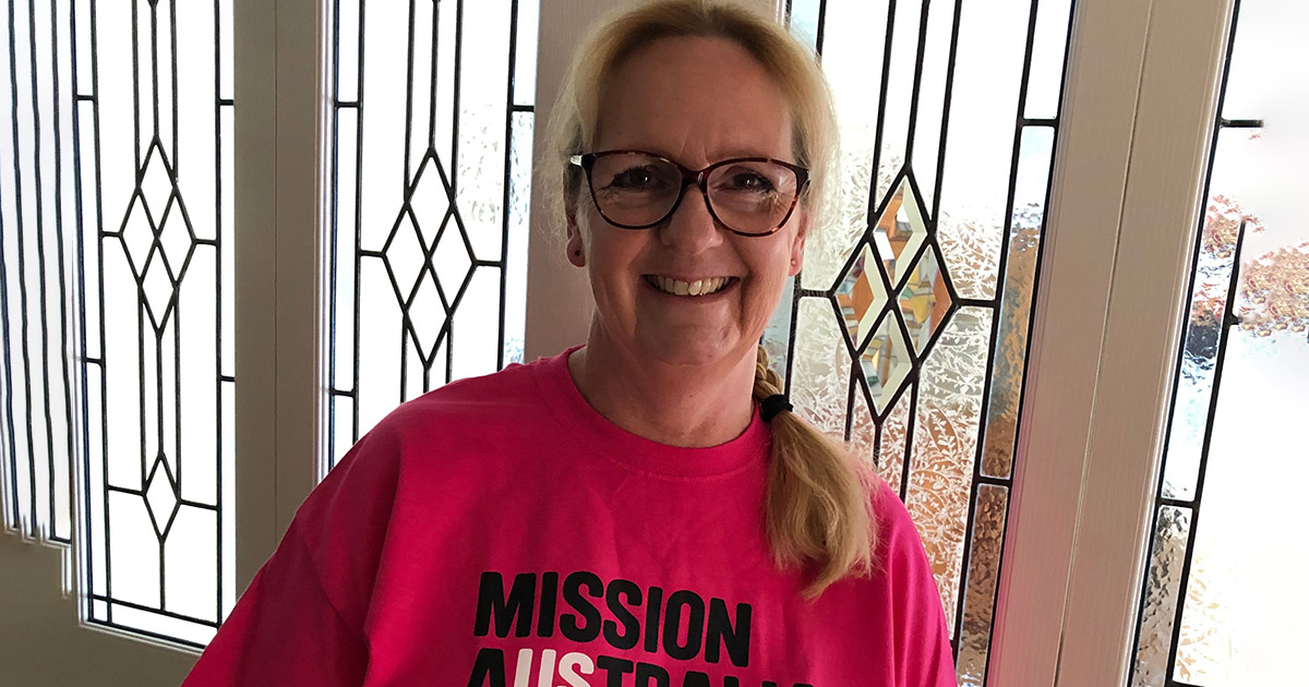 Mission Australia worker Desiree Zeballos